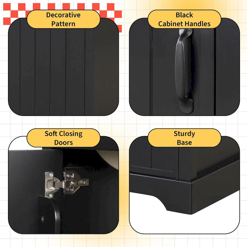 20 in. Bathroom Vanity Cabinet with Ceramic Sink Soft Close Door Single Hole Faucet