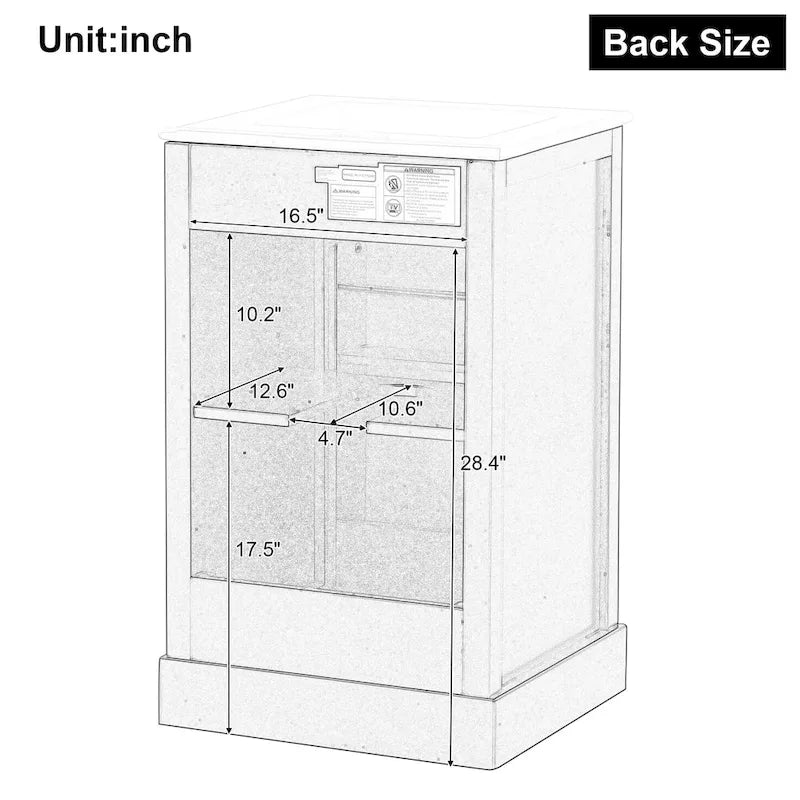 20 in. Bathroom Vanity Cabinet with Ceramic Sink Soft Close Door Single Hole Faucet