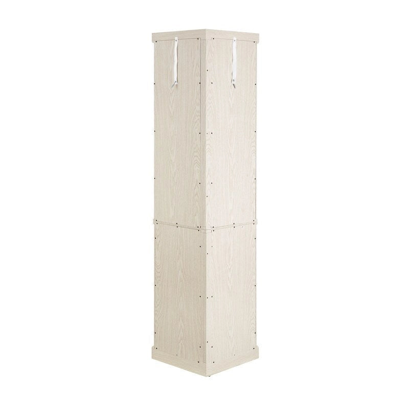 Corner Curio Display Cabinet with Built-In Lights and Glass Doors, 70 in.