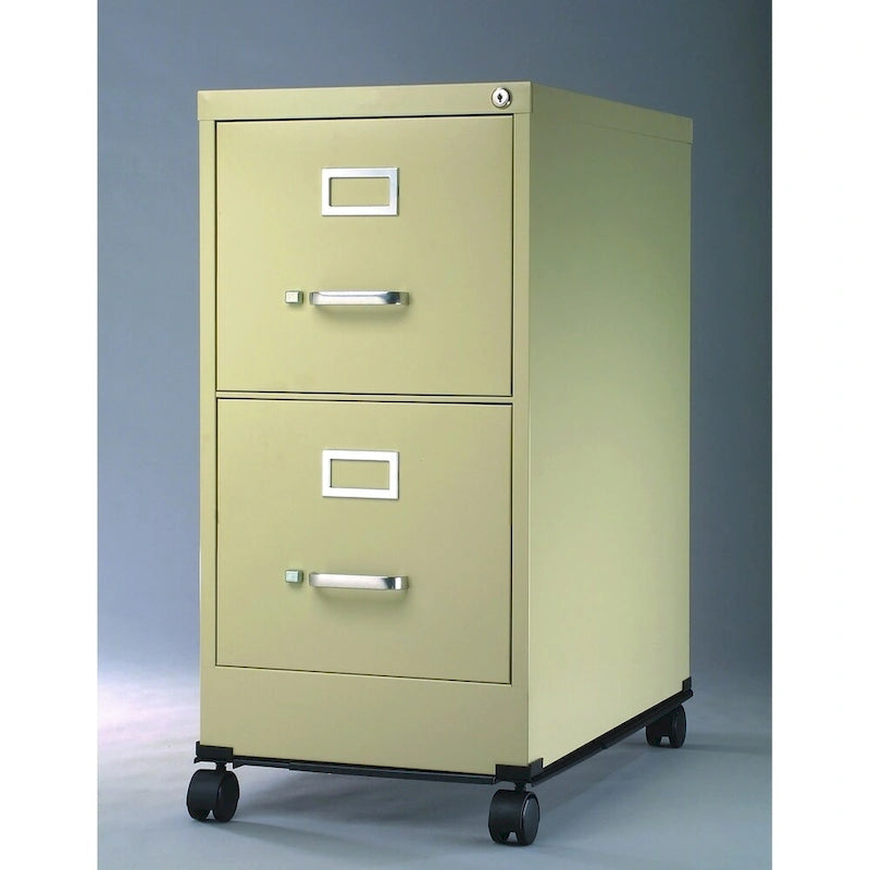 Adjustable File Cabinet Caddy with Wheels for Metal Vertical File Cabinets Black