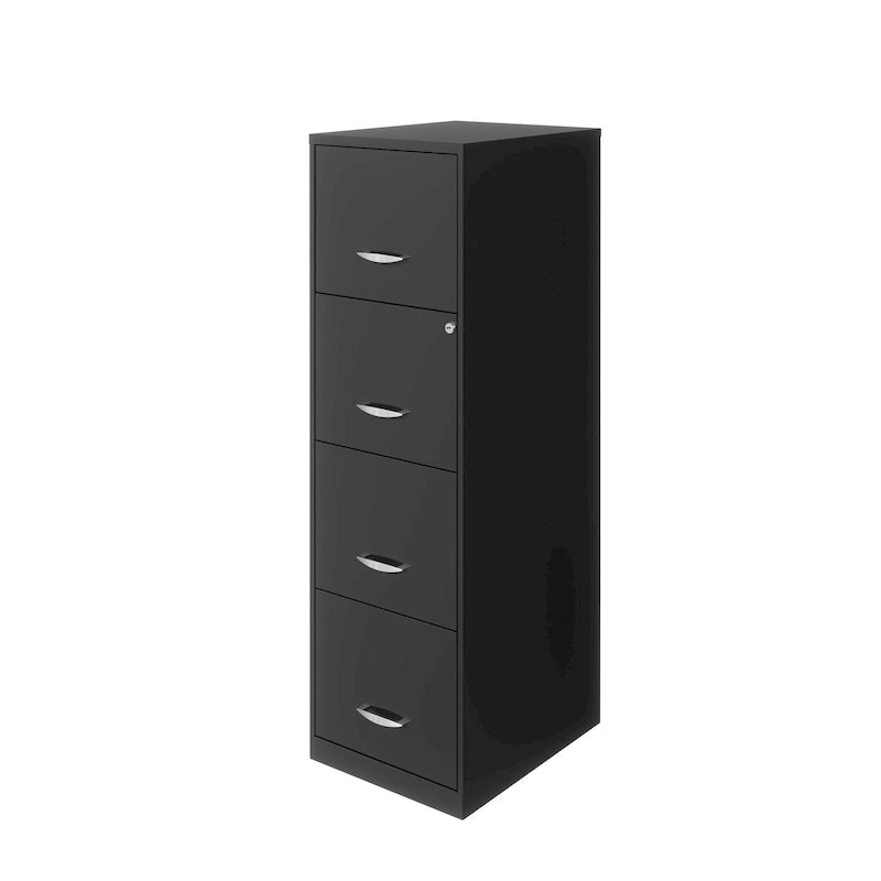 4 Drawer Vertical Metal File Cabinet with Lock for Letter Size Folders