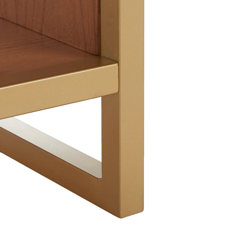 Entryway Bench with Open Shelf Cushioned Seat and Wood Base 42W x 15D x 18H in.