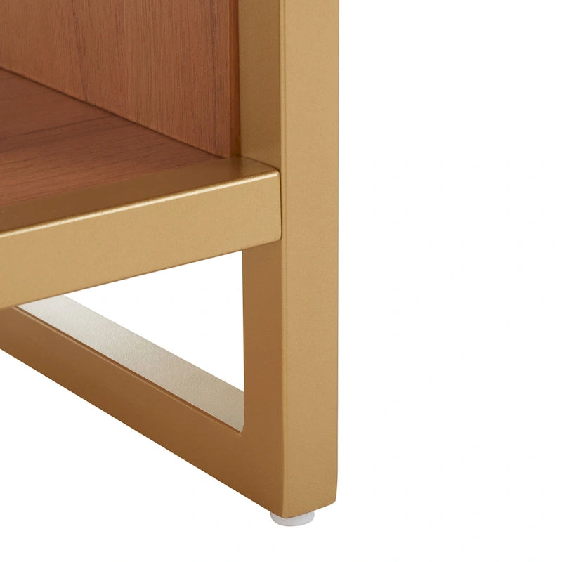 Entryway Bench with Open Shelf Cushioned Seat and Wood Base 42W x 15D x 18H in.