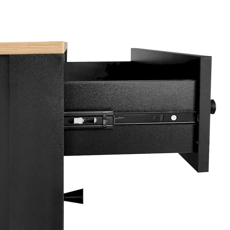 Wooden Shoe Storage Cabinet with Flip Drawers and Adjustable Shelf