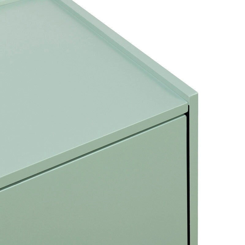 Wooden Sideboard Cabinet with 4 Doors and Adjustable Shelf for Living Room