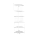 6 Tier Corner Wire Shelf Rack Adjustable with Waterproof Shelf Liners