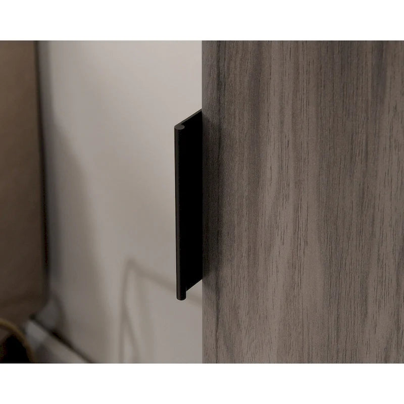 Vertical Storage Cabinet with File Drawer and Adjustable Shelf