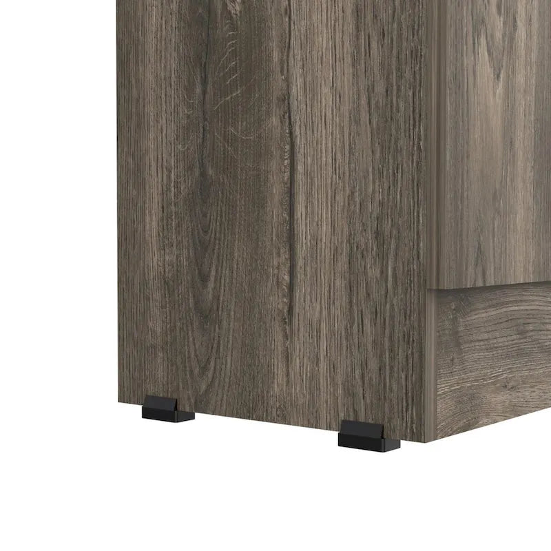 Freestanding Linen Cabinet with 2 Doors and 5 Shelves 23.6W x 71.1H in.