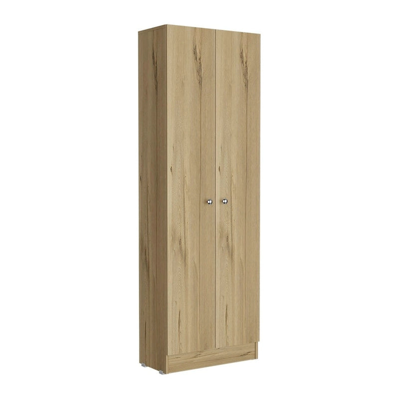 Freestanding Linen Cabinet with 2 Doors and 5 Shelves 23.6W x 71.1H in.