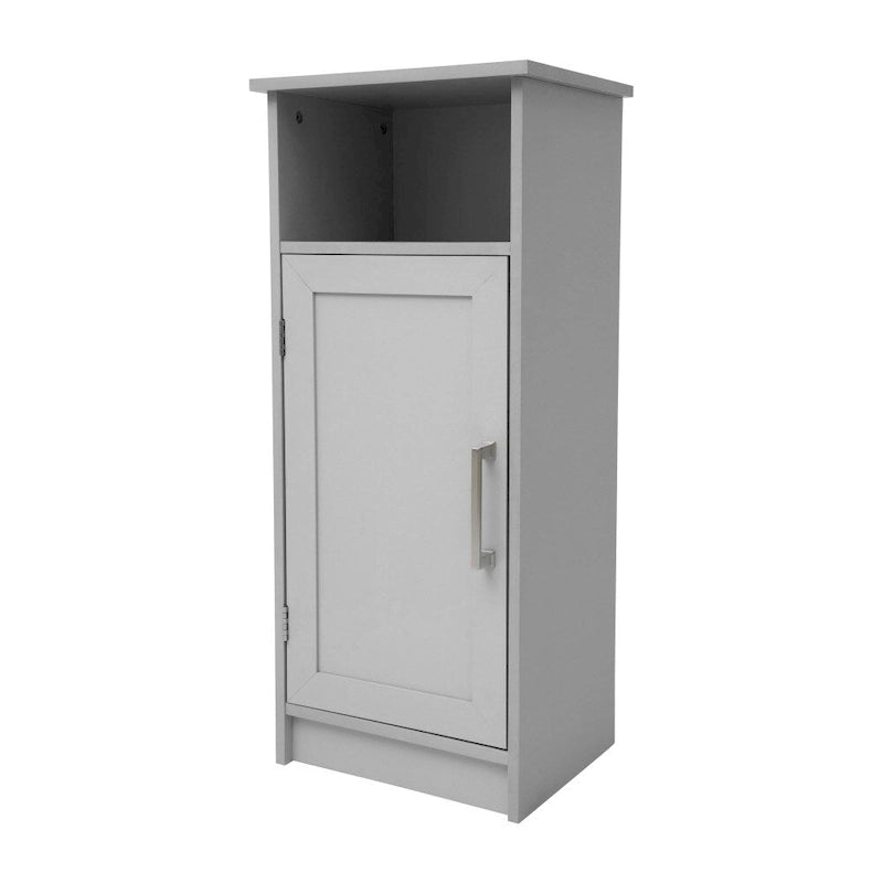 Freestanding Bathroom Storage Cabinet with Magnetic Door and 3 Adjustable Shelves