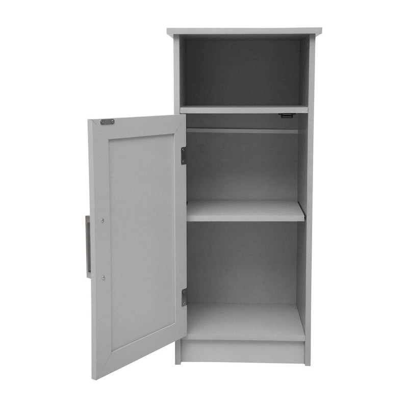Freestanding Bathroom Storage Cabinet with Magnetic Door and 3 Adjustable Shelves
