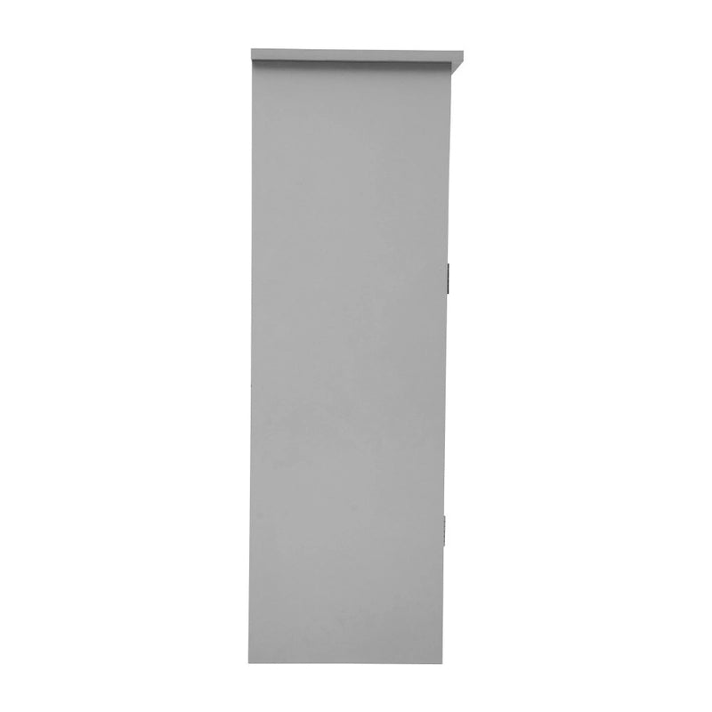 Freestanding Bathroom Storage Cabinet with Magnetic Door and 3 Adjustable Shelves