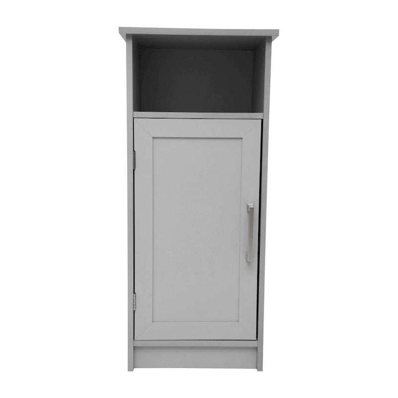 Freestanding Bathroom Storage Cabinet with Magnetic Door and 3 Adjustable Shelves
